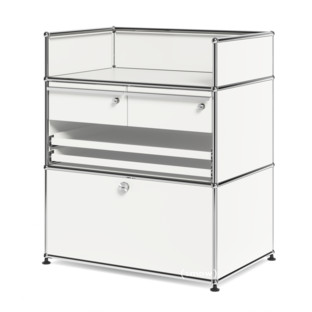 USM Haller Surgery Sideboard Pure white RAL 9010|All compartments with a lock