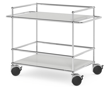 USM Haller Surgery Trolley With bars|Light grey RAL 7035