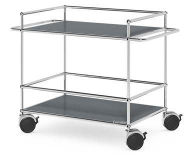 USM Haller Surgery Trolley With bars|Mid grey RAL 7005