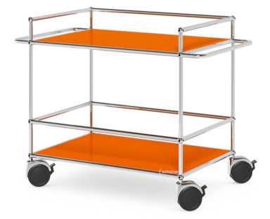 USM Haller Surgery Trolley With bars|Pure orange RAL 2004