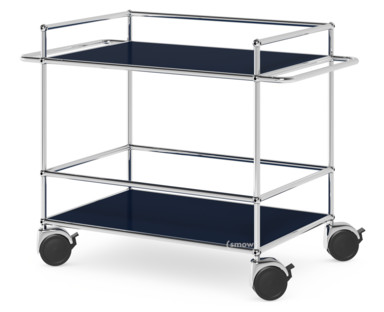 USM Haller Surgery Trolley With bars|Steel blue RAL 5011