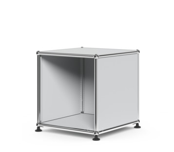 USM Haller Waiting Room Table H 35 x W 35 x D 35 cm|USM matte silver