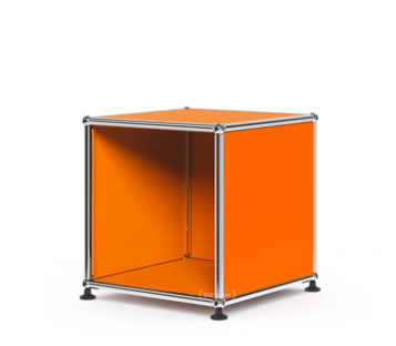 USM Haller Waiting Room Table H 35 x W 35 x D 35 cm|Pure orange RAL 2004