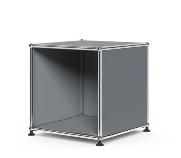 USM Haller Waiting Room Table H 39,5 x W 39,5 x D 39,5 cm|Mid grey RAL 7005