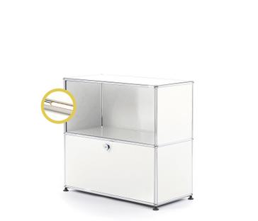 USM Haller E Sideboard M with Compartment Lighting Pure white RAL 9010|Warm white