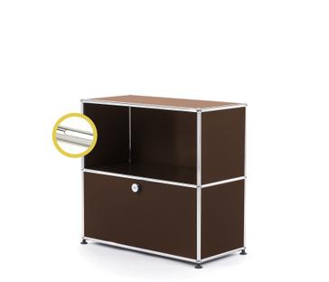 USM Haller E Sideboard M with Compartment Lighting USM brown|Cool white