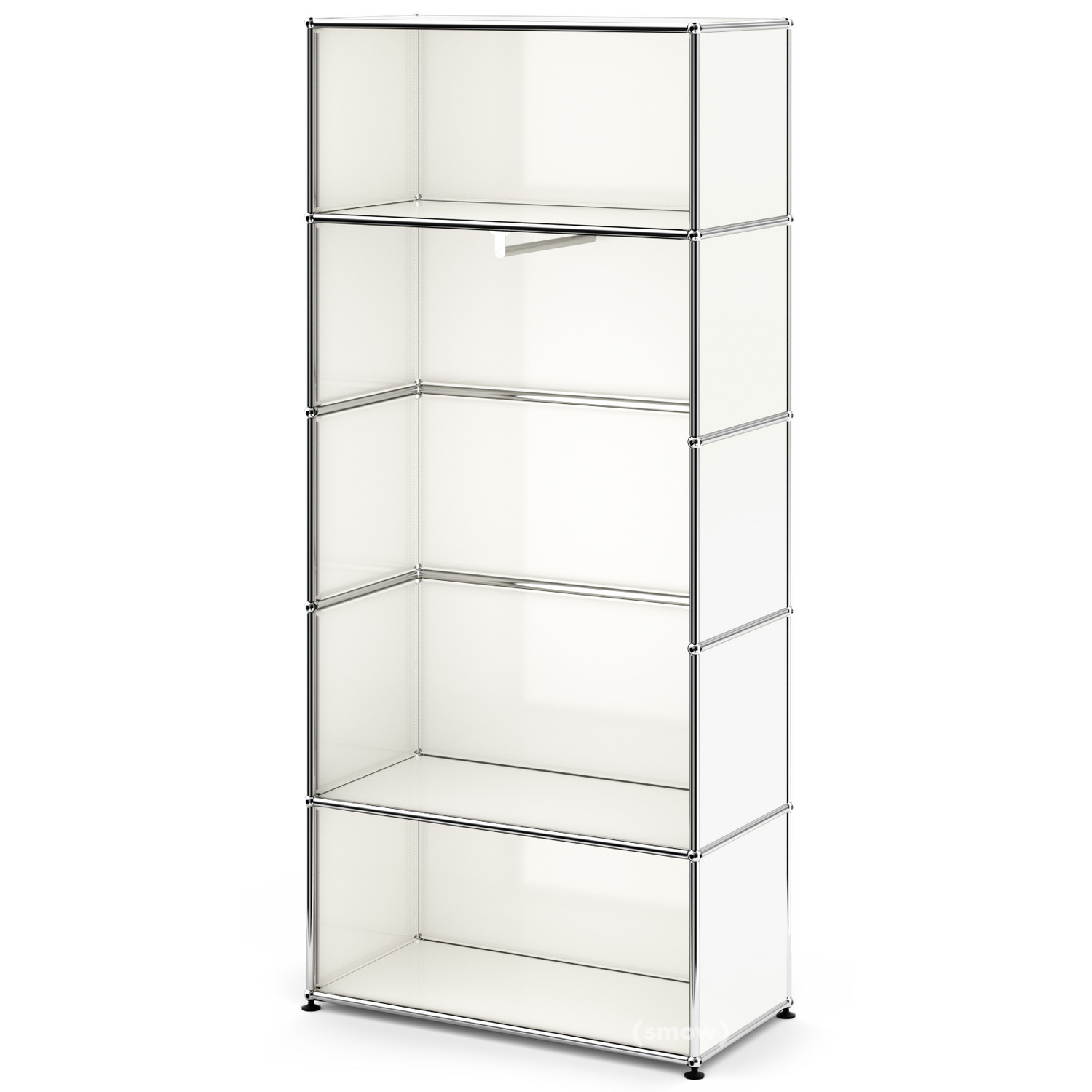 USM Haller Clothes Rack M with Rail, Model I, Pure white RAL 9010 by ...