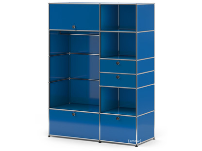 USM Haller Wardrobe Model I Gentian blue RAL 5010