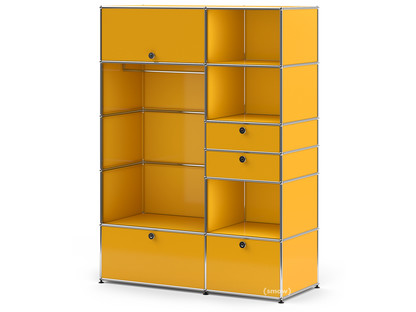 USM Haller Wardrobe Model I Golden yellow RAL 1004