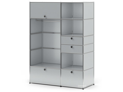 USM Haller USM USM I, matte USM from - Wardrobe silver | Designer | Wardrobes Haller Model furniture Haller