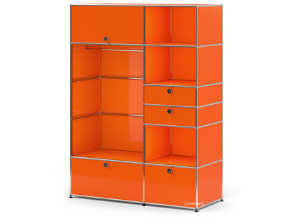 USM Haller Wardrobe Model I Pure orange RAL 2004