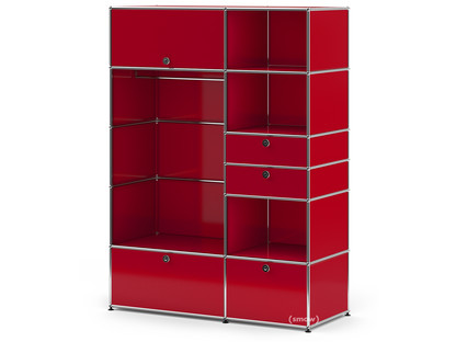 USM Haller Wardrobe Model I USM ruby red