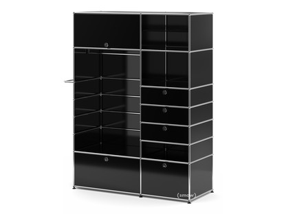 USM Haller Wardrobe Model II Graphite black RAL 9011