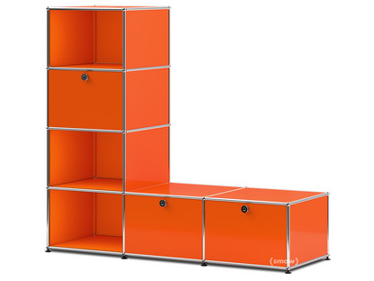 USM Haller Clothes Rack/Bench Pure orange RAL 2004