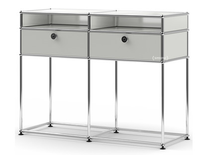 USM Haller Console Table Light grey RAL 7035