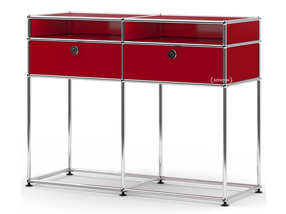 USM Haller Console Table USM ruby red