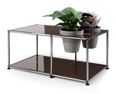 USM Haller Plant World Side Table USM brown|Basalt