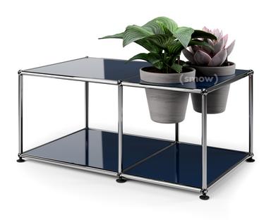 USM Haller Plant World Side Table Steel blue RAL 5011|Basalt