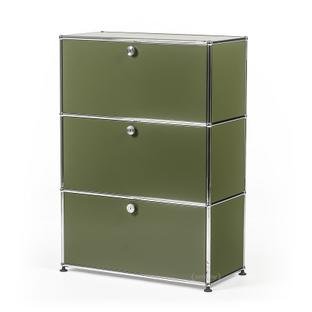 USM Haller Highboard M, Edition Olive Green 