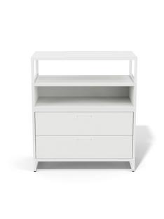 M1 Sideboard Version 2 (H 90 x W 80 cm) - 2 drawers|White