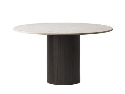 Cabin Table Ø 130 cm|Dark oak / jura marble