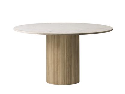 Cabin Table Ø 130 cm|Light oak / jura marble