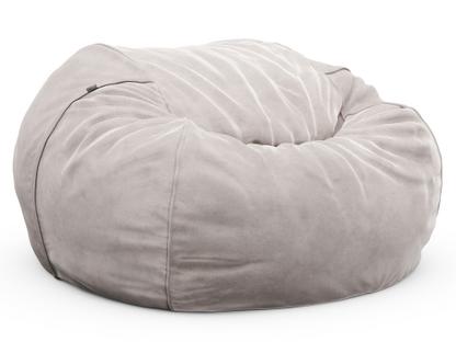 Vetsak Beanbag L (H 90 x Ø 140 cm)|Velvet - Light grey