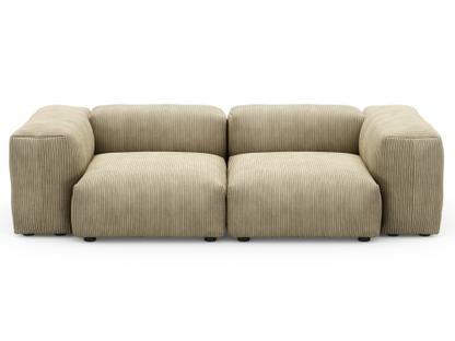 Two Seat Sofa S Cord velours - Khaki