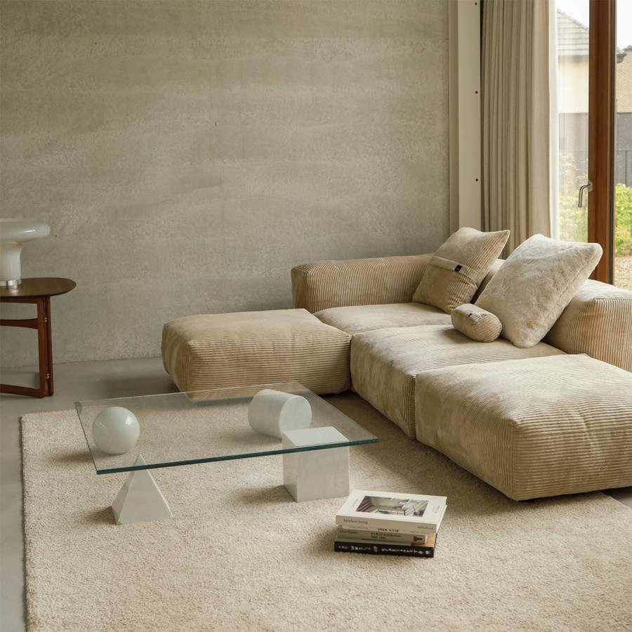 ♡chikotaro♡ vetsak M cord velours★ Two Seat Sofa M, Cord velours - Platinum | Vetsak | Sofa