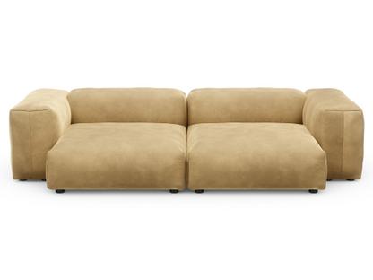 Two Seat Sofa L Velvet - Caramel