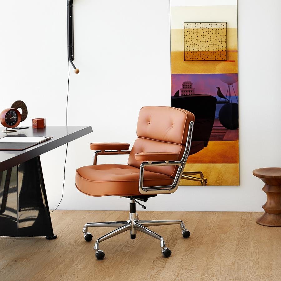 Es 104 Eames Chair Office Replica Lobby Chair ES 104, Nero Vitra