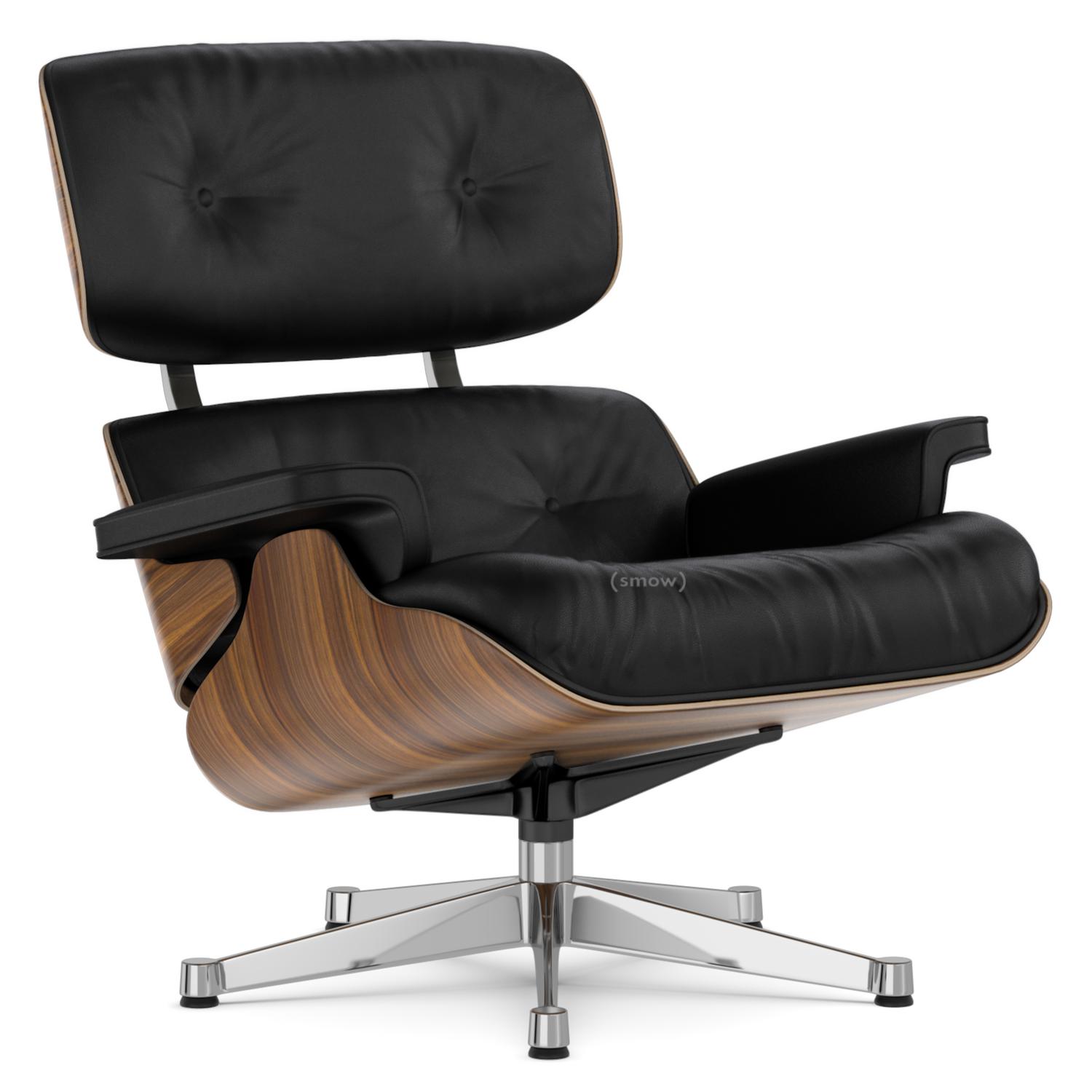 vitra lounge chair walnut with black pigmentation nero 84 cm