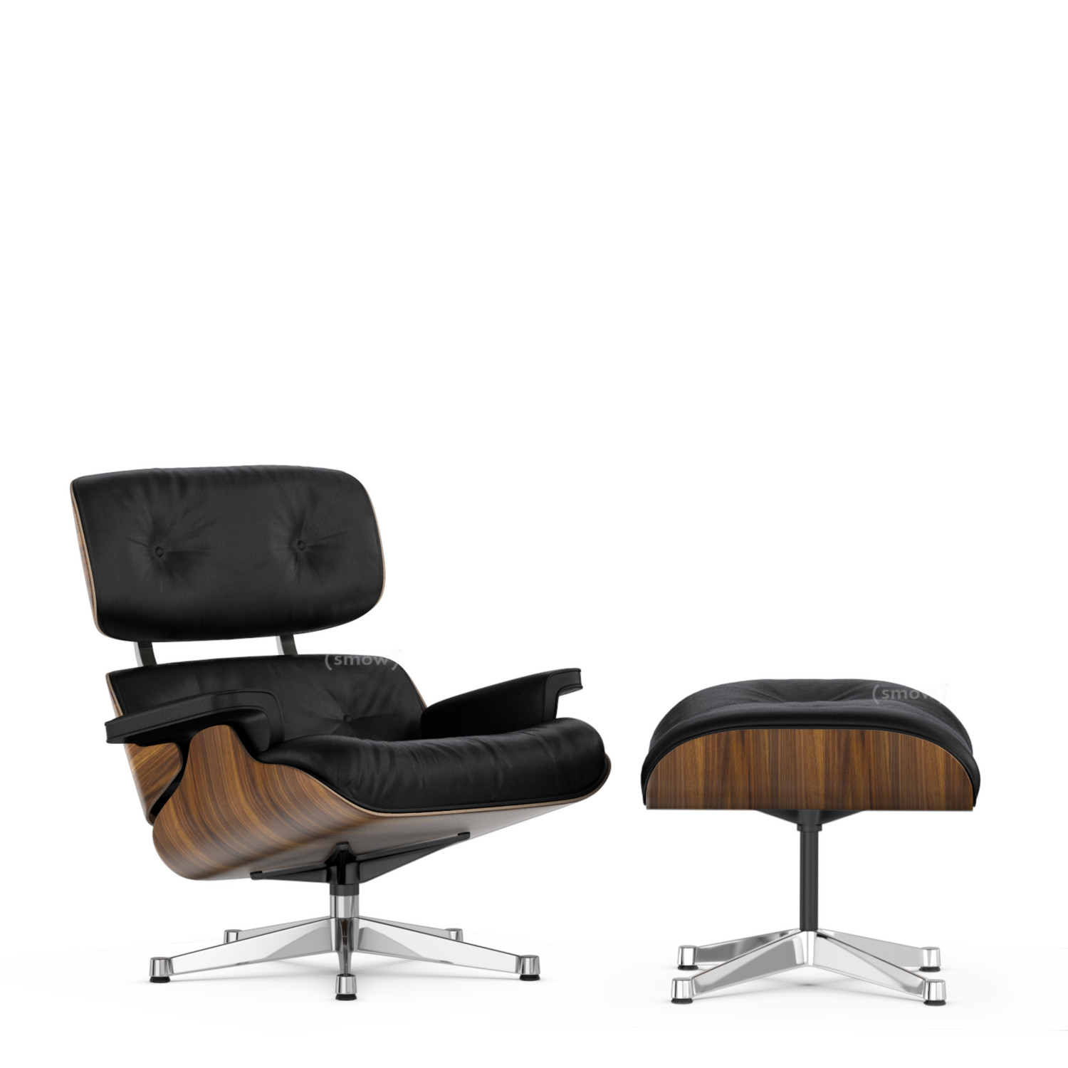 Vitra Lounge Chair Ottoman By Charles Ray Eames