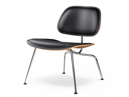 Plywood Group LCM / LCM Leather Natural ash, seat leather nero|Polished chrome