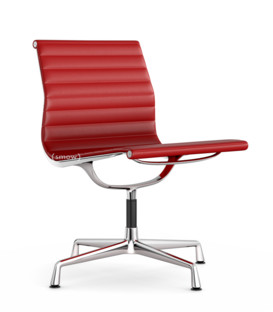 Aluminium Group EA 105 Chrome-plated|Leather (Standard)|Red