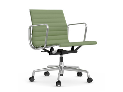 Aluminium Group EA 117 Polished Hopsak Ivory forest Vitra by Charles Ray Eames 1958 Originals from smow