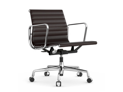 Aluminium Group EA 117 Chrome-plated|Leather (Standard)|Chocolate