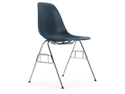Eames Plastic Side Chair RE DSS Sea blue|Without upholstery|Without upholstery|Without linking element (DSS-N)