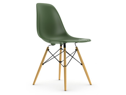 Eames Plastic Side Chair RE DSW Forest|Without upholstery|Without upholstery|Standard version - 43 cm|Ash honey tone