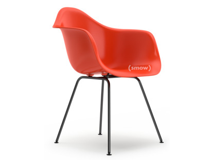 Eames Plastic Armchair RE DAX Red (poppy red)|Without upholstery|Without upholstery|Standard version - 43 cm|Coated basic dark