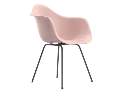 Eames Plastic Armchair RE DAX Pale rose|Without upholstery|Without upholstery|Standard version - 43 cm|Coated basic dark
