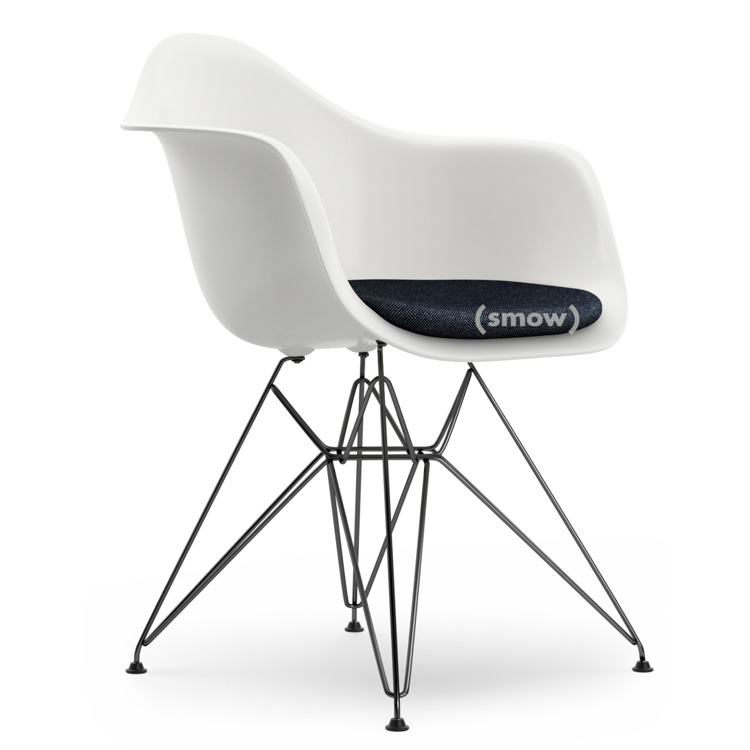 Eames plastic hotsell armchair dar