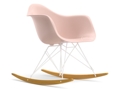 Eames Plastic Armchair RE RAR Pale rose|Coated white|Yellowish maple