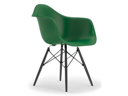 Eames Plastic Armchair RE DAW Emerald|Without upholstery|Without upholstery|Standard version - 43 cm|Yellowish maple