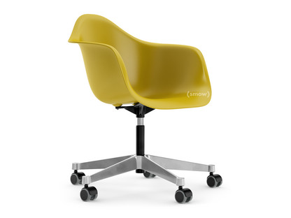 Eames Plastic Armchair RE PACC Mustard RE|Without upholstery|Without upholstery