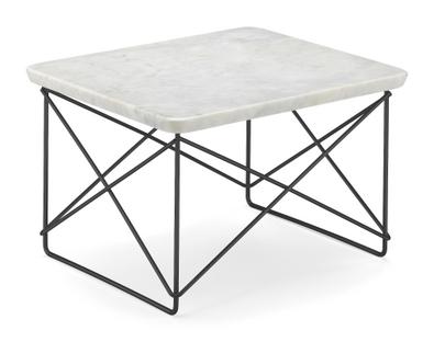 LTR Occasional Table Marble Carrara|Powder-coated basic dark