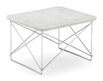 LTR Occasional Table Marble Carrara|Polished chrome