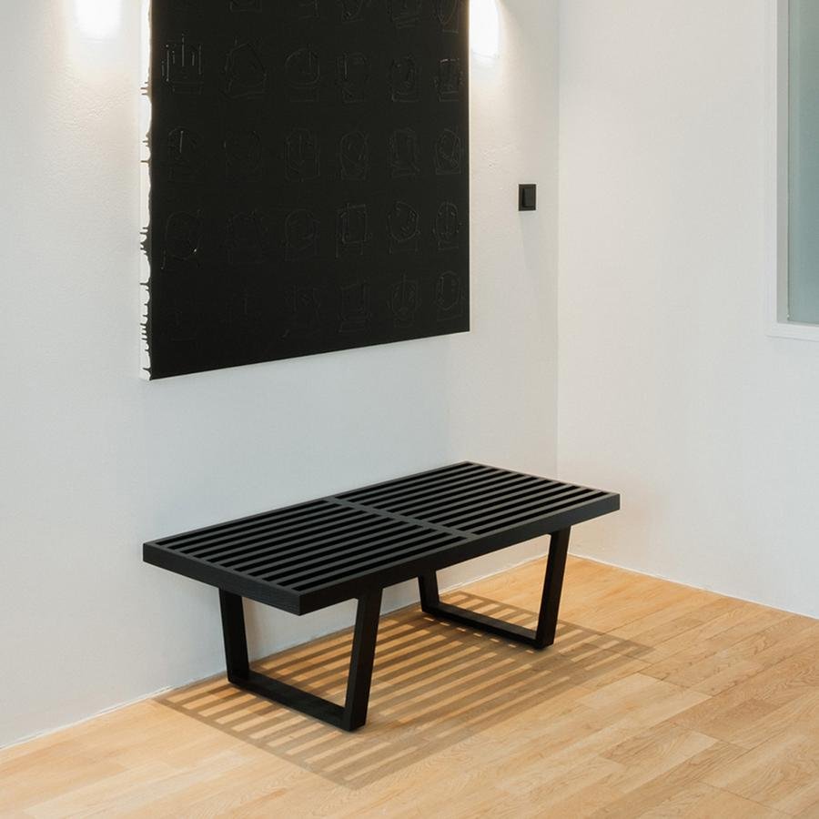 Nelson Bench, 122 x 46,9 x 35,3 cm, Natural ash | Vitra