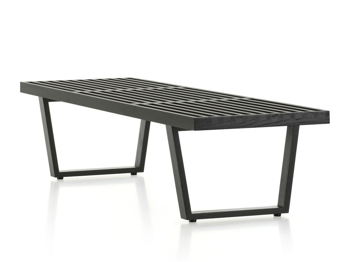 Nelson Bench, 183,7 x 46,9 x 35,3 cm, Black ash | Vitra