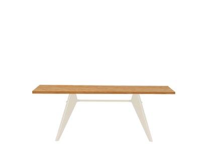 EM Table 200 x 90 cm|Natural oak solid, oiled|Ecru